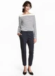 Брюки H&M 32 Темно-синий 0298973_синий_17 - изображение 1