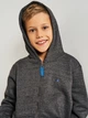 Детская теплая толстовка Minoti 15Fleece 17 39526KID 80-86 см Серая (5063025173642) - изображение 4