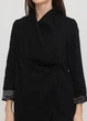 Плащ H&M 32 Черный 0320686_без пояса_12 - изображение 3