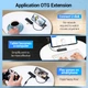 USB-хаб Vention 4-Port USB 2.0 з micro USB живленням 0.15M Black(CHLBB) - зображення 9