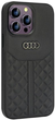 Etui plecki Audi Genuine Leather do Apple iPhone 14 Pro Max Black (6955250226431) - obraz 1