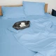 Простынь без резинки Бязь Blue 180*220 см Голубой - изображение 7