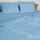 Простынь без резинки Бязь Blue 180*220 см Голубой - изображение 5
