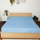 Простынь без резинки Бязь Blue 180*220 см Голубой - изображение 1