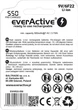 Акумулятор everActive 6F22/9V Li-ion 550 mAh (EVHR22-550) - зображення 2