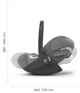 Автокрісло Cybex Cloud T i-Size гр. 0+ 0-13 кг PLUS irage Grey, 4063846402731 - зображення 14