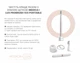 Звукова зубна щітка MEDICA+ LUX 10Х Portable рожеве золото (Японія) - зображення 4