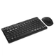 Комплект (клавіатура, міша) Rapoo 8000M Wireless Black Чорний - изображение 4
