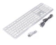 Клавіатура A4Tech FBX50C White Білий - изображение 2