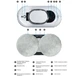 Робот для мойки окон Inspire IQ cleaner HCR-01 + Салфетки для робота мойщика окон INSPIRE (круглые) 4 шт в подарок! - изображение 8