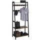 Дизайнерская Напольная вешалка в стиле Loft Design 100x45x190h Черный/Дерево ATL899 - изображение 2