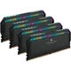 Модуль пам'яті для комп'ютера DDR5 64GB (4x16GB) 6200 MHz Dominator Platinum RGB Black Corsair (CMT64GX5M4B6200C32) - зображення 2