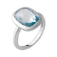 Срібна каблучка з натуральним топазом 7.33ct, вага виробу 4,82 гр (2049487) - зображення 1