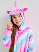 Детский кигуруми-единорог для девочки KidsMIX B04 100 см Розовый (ROZ6501102040) - изображение 4