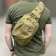 Сумка тактична з ременем через плече, Cordura, Койот, Yakeda, підсумок тактичний з ременем через плече - зображення 2