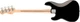 Бас-гитара SQUIER by FENDER SONIC PRECISION BASS LRL BLACK - изображение 3