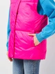 Теплый жилет короткий женский 4F Vest F075 4FAW23TVESF075-55S XL Фуксия (5904698481095) - изображение 10