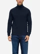 Sweter z golfem męski dzianinowy s.Oliver 10.3.11.17.170.2134613-5978 XL Niebieski (4099974127079) - obraz 1