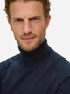 Sweter z golfem męski dzianinowy s.Oliver 10.3.11.17.170.2134613-5978 XL Niebieski (4099974127079) - obraz 4