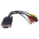 Адаптер VGA - RCA переходник - черный арт.100172ч - изображение 4