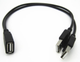 USB мама на 2 USB папа - данные и дополнительное питание, 30см - изображение 2
