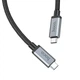 Кабель USB Hoco US06 USB3.2 20Gbps 100W 4K 60Hz Type C to Type C | 1м | Чорний - зображення 4