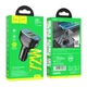 Автомобильное зарядное устройство в прикуриватель HOCO NZ11 Guide car charger |2USB/2Type-C, 72W/3A, PD| Black - изображение 9
