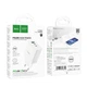 Сетевое зарядное устройство Hoco C126A Pure PD+QC 40W(2C1A)|1 USB-A, 2 Type C|адаптер с быстрой зарядкой Белый - изображение 9