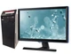 Комплект ПК: Lenovo ThinkCentre E73 Tower / Intel Core i3-4170 (2 (4) ядра по 3.7 GHz) / 8 GB DDR3 / 500 GB HDD / Intel HD Graphics 4400 / DVD-RW + Монитор 22" (1920x1080) IPS / 1x HDMI, 1x VGA, 1x Audio б/у - изображение 1