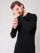 Комплект чоловічої термобілизни (лонгслів та кальсони) нар. 3XL (50-52) Чорний (зимове, спортивне, повсякденне) (22101) - зображення 7
