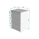 Стіл-комод трансформер М-3 з трьома шухлядами венге - зображення 5