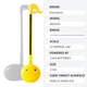 Otamatone Без бренда Японский электронный музыкальный инструмент Жёлтый (1013-078-00) - изображение 2