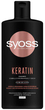 Szampon regenerujący i nawilżający włosy Syoss Keratin Shampoo Cabello Encrespado Seco 440 ml (8410436365697) - obraz 1