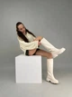 Чоботи-труби VZUTIK 41 Молочний 8702е/41 - зображення 6