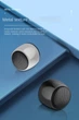 Портативна Bluetooth міні-колонка M1 Bt 5.0 200мАh TWS 3W об'ємний звук металевий корпус з ремінцем Black - зображення 4