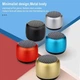 Портативна Bluetooth міні-колонка M1 Bt 5.0 200мАh TWS 3W об'ємний звук металевий корпус з ремінцем Black - зображення 14