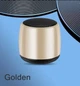 Портативная Bluetooth мини-колонка M1 Bt 5.0 200мАh 3W TWS объемный звук металический корпус c ремишком Golden - изображение 10
