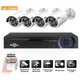 Комплект видеонаблюдения POE IP Hiseeu POEKIT-4HB613 4MP на 4 камеры и регистратор + провода - изображение 1