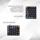Механічна Bluetooth клавіатура Keychron K1SE 87 Key Optical Brown White Led Hot-Swap WL UA Black (K1SEE3_KEYCHRON) - зображення 3