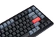 Механічна клавіатура Keychron V1 84Key, Gateron G PRO Blue, USB-A, Hot-Swap, QMK, Knob, EN/UKR, RGB, Frosted Black UKR (V1C2_KEYCHRON) - зображення 2