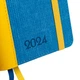Ежедневник А6 Leo Planner датированный 2024 Patriot I желто синий (252455) - изображение 5