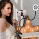Настольная кольцевая LED лампа 9 см LIVE STREAM с держателем для смартфона - изображение 3