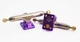 Подвески для фингерборда Just Skate FB Premium PRO Truck Revers Kingpin Purple 34 мм - изображение 2
