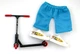 Фингерсамокат с штанишками и мини шузами Scooter Black - изображение 1