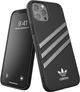 Etui z klapką Adidas OR Booklet Case do Apple iPhone 12/12 Pro White-black (8718846083768) - obraz 1