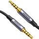 Кабель для наушников UGREEN AV183 3.5 mm to 3.5 mm Audio Cable, 1.5 m Black 20497 - изображение 2