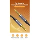 Кабель для наушников UGREEN AV183 3.5 mm to 3.5 mm Audio Cable, 1.5 m Black 20497 - изображение 6