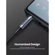 Кабель для наушников UGREEN AV183 3.5 mm to 3.5 mm Audio Cable, 1.5 m Black 20497 - изображение 7