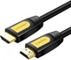 Кабель Ugreen HD101 HDMI to HDMI v1. 4 5 м Black-Yellow (10167_WV) - зображення 1