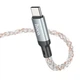 Кабель HOCO U112 Shine charging data cable for Type-C Gray - изображение 4